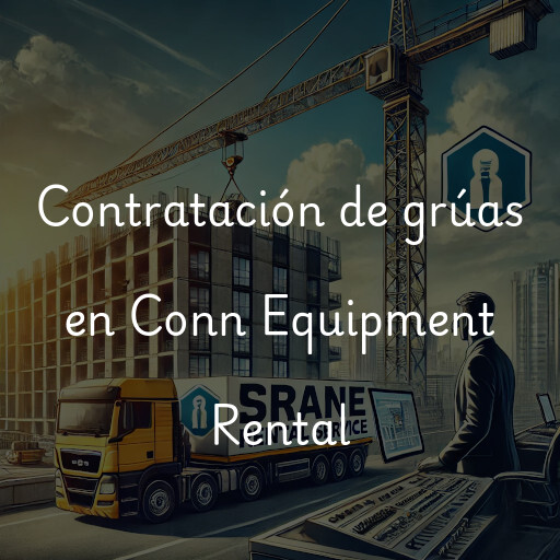 Contratación de grúas en Conn Equipment Rental