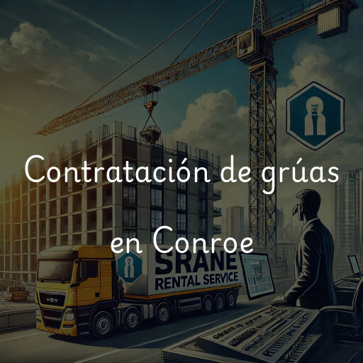 Contratación de grúas en Conroe