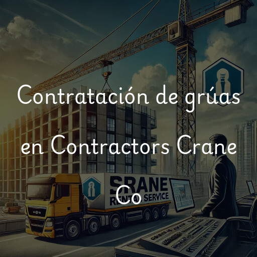 Contratación de grúas en Contractors Crane Co