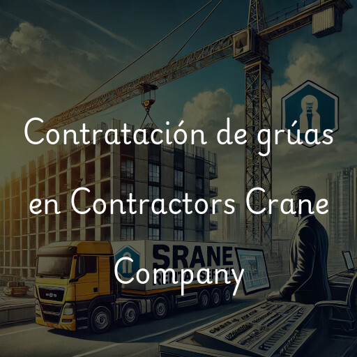 Contratación de grúas en Contractors Crane Company