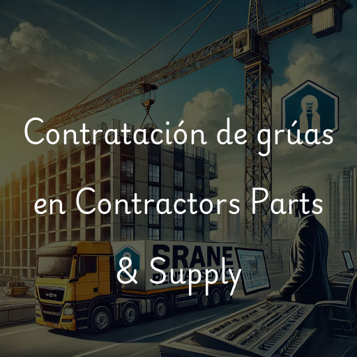 Contratación de grúas en Contractors Parts & Supply