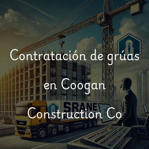 Contratación de grúas en Coogan Construction Co