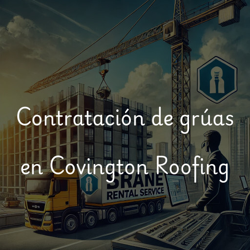 Contratación de grúas en Covington Roofing