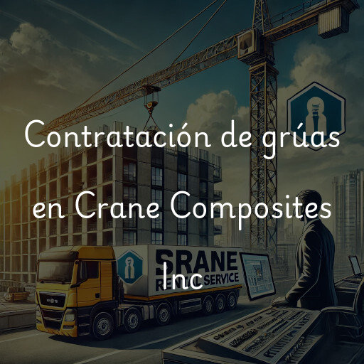 Contratación de grúas en Crane Composites Inc