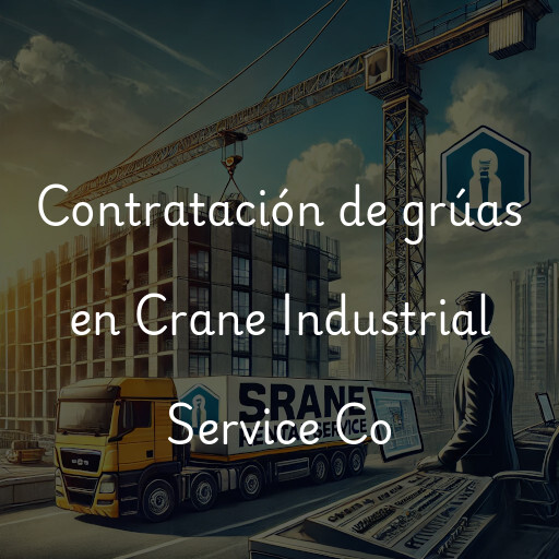 Contratación de grúas en Crane Industrial Service Co