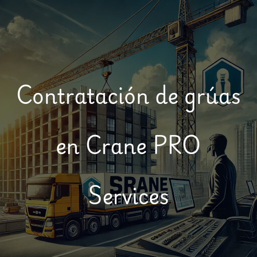 Contratación de grúas en Crane PRO Services