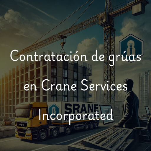 Contratación de grúas en Crane Services Incorporated