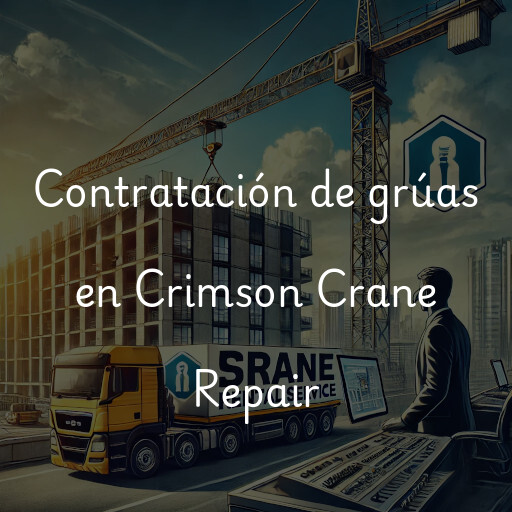 Contratación de grúas en Crimson Crane Repair