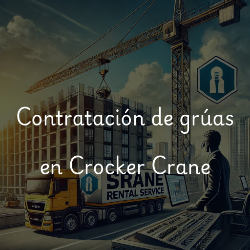 Contratación de grúas en Crocker Crane