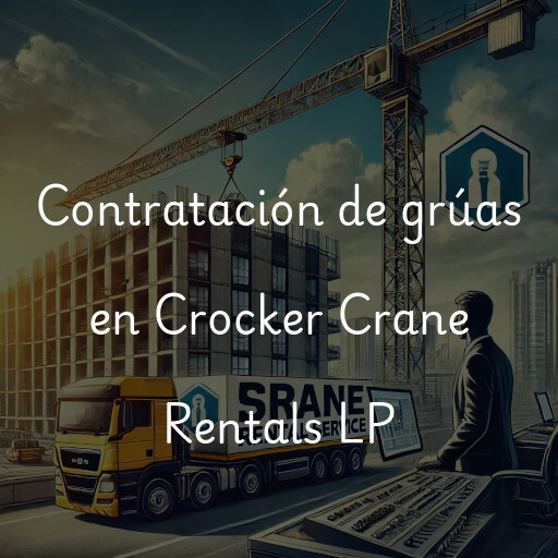 Contratación de grúas en Crocker Crane Rentals LP