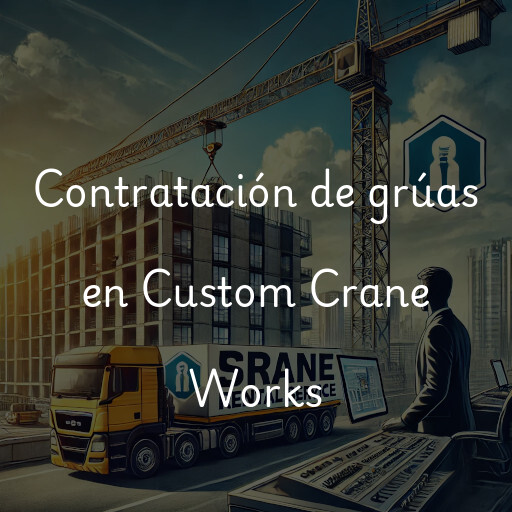 Contratación de grúas en Custom Crane Works