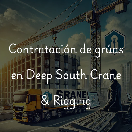 Contratación de grúas en Deep South Crane & Rigging