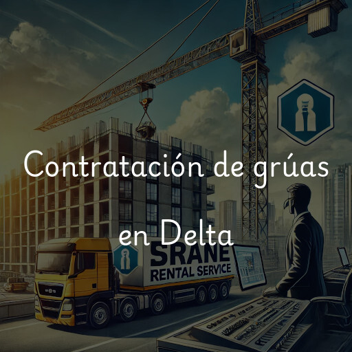 Contratación de grúas en Delta