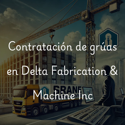 Contratación de grúas en Delta Fabrication & Machine Inc