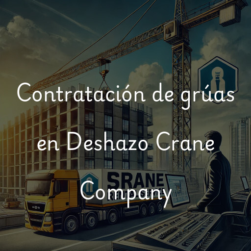 Contratación de grúas en Deshazo Crane Company