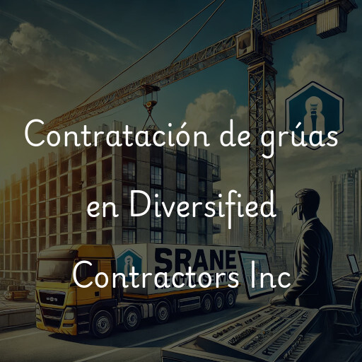 Contratación de grúas en Diversified Contractors Inc