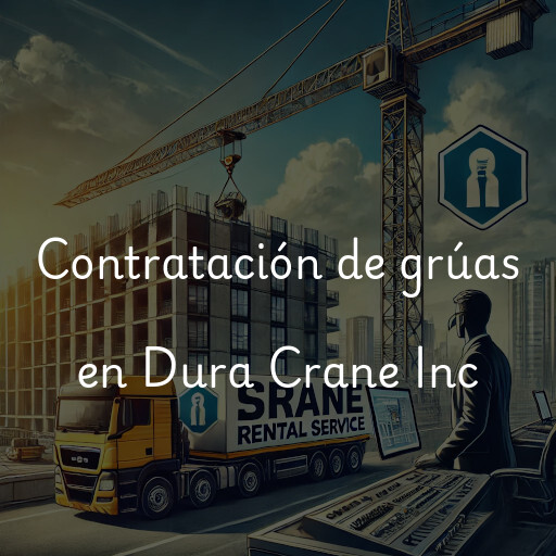 Contratación de grúas en Dura Crane Inc