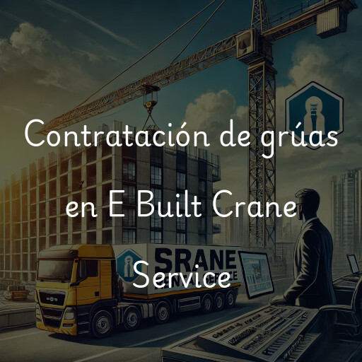 Contratación de grúas en E Built Crane Service