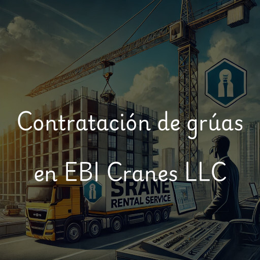 Contratación de grúas en EBI Cranes LLC