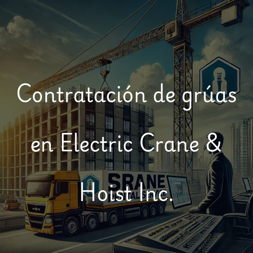 Contratación de grúas en Electric Crane & Hoist Inc.