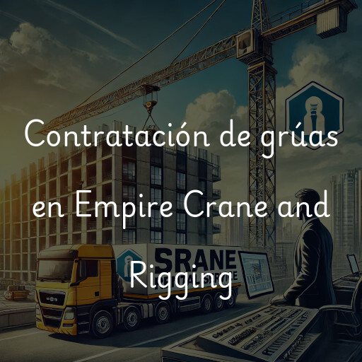 Contratación de grúas en Empire Crane and Rigging