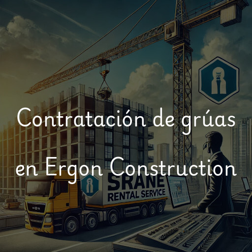 Contratación de grúas en Ergon Construction