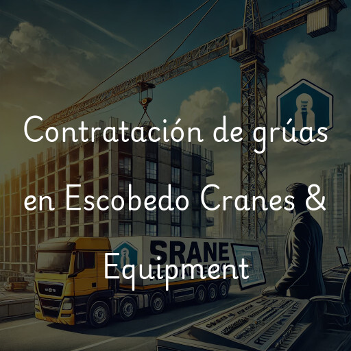 Contratación de grúas en Escobedo Cranes & Equipment