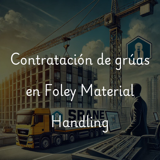 Contratación de grúas en Foley Material Handling