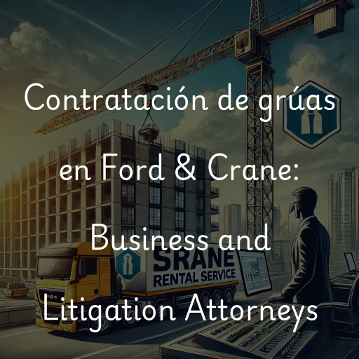 Contratación de grúas en Ford & Crane: Business and Litigation Attorneys