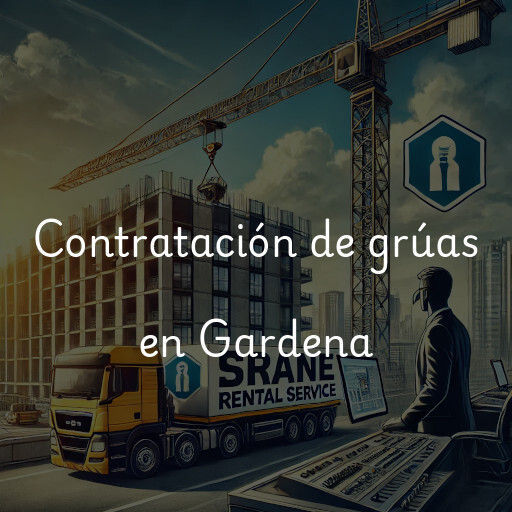 Contratación de grúas en Gardena