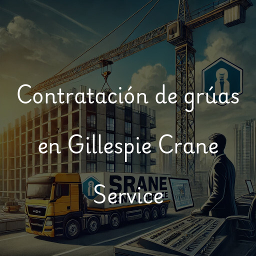 Contratación de grúas en Gillespie Crane Service