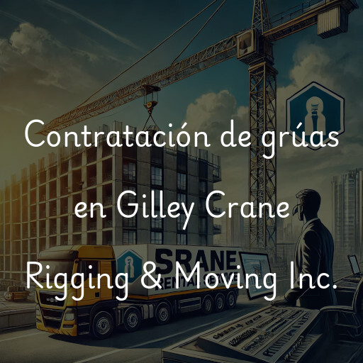 Contratación de grúas en Gilley Crane Rigging & Moving Inc.