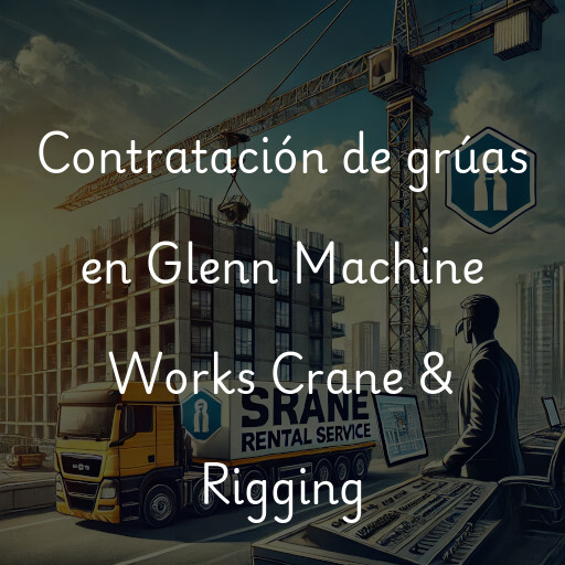 Contratación de grúas en Glenn Machine Works Crane & Rigging