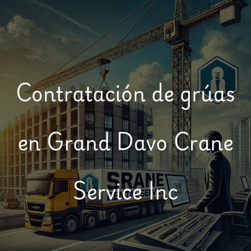 Contratación de grúas en Grand Davo Crane Service Inc