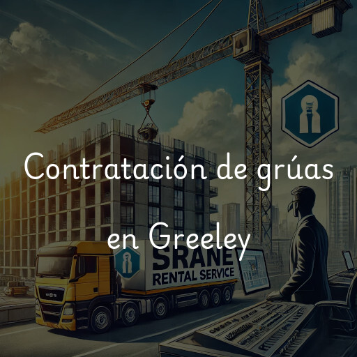 Contratación de grúas en Greeley