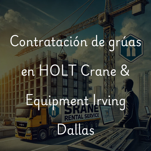 Contratación de grúas en HOLT Crane & Equipment Irving Dallas