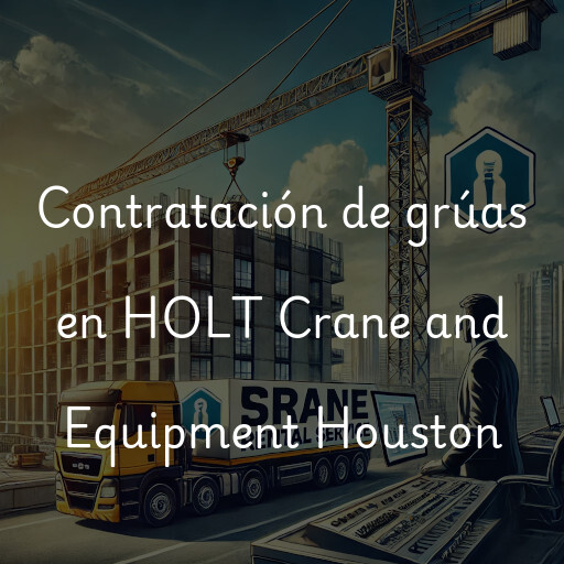 Contratación de grúas en HOLT Crane and Equipment Houston