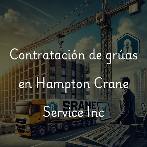 Contratación de grúas en Hampton Crane Service Inc