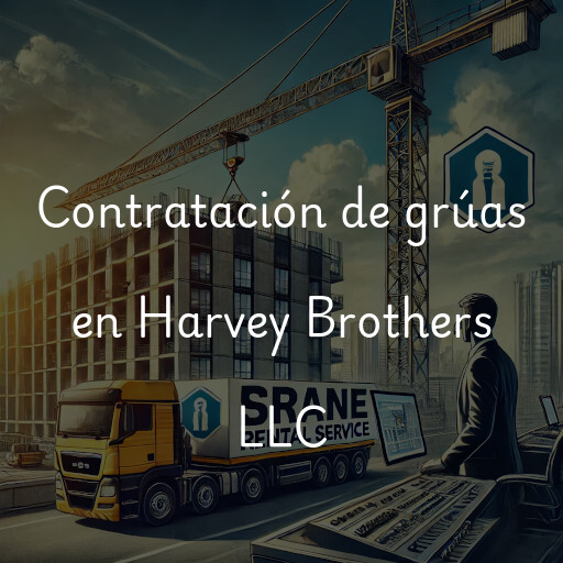 Contratación de grúas en Harvey Brothers LLC