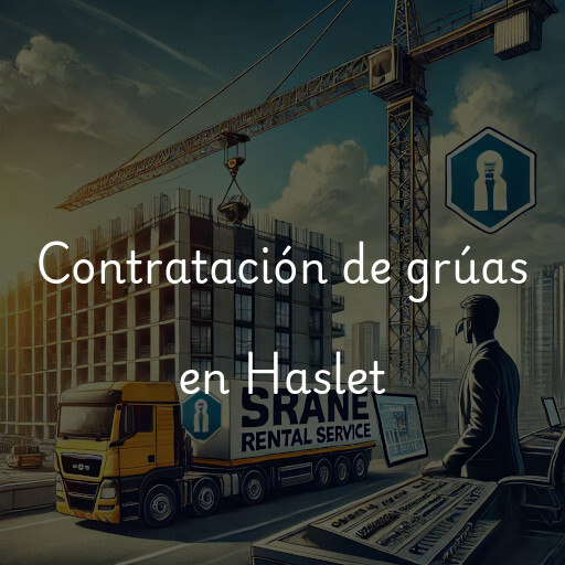 Contratación de grúas en Haslet