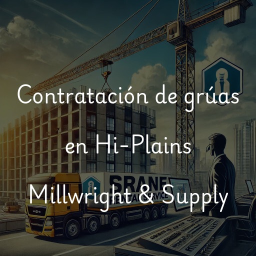 Contratación de grúas en Hi-Plains Millwright & Supply