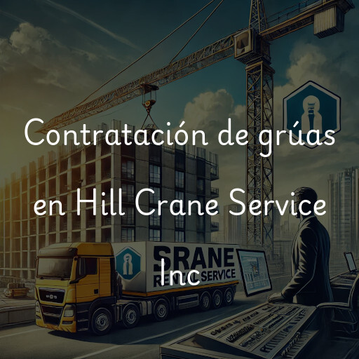 Contratación de grúas en Hill Crane Service Inc