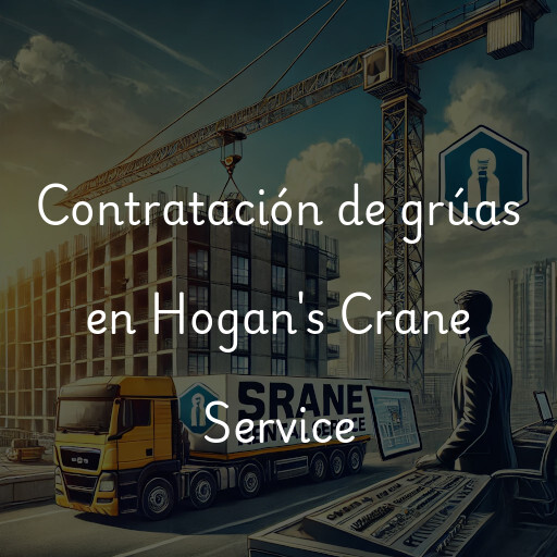 Contratación de grúas en Hogan's Crane Service