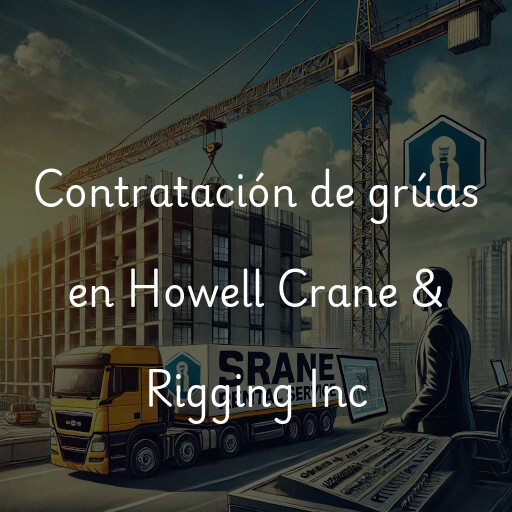 Contratación de grúas en Howell Crane & Rigging Inc