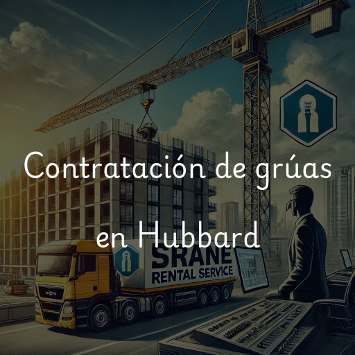 Contratación de grúas en Hubbard