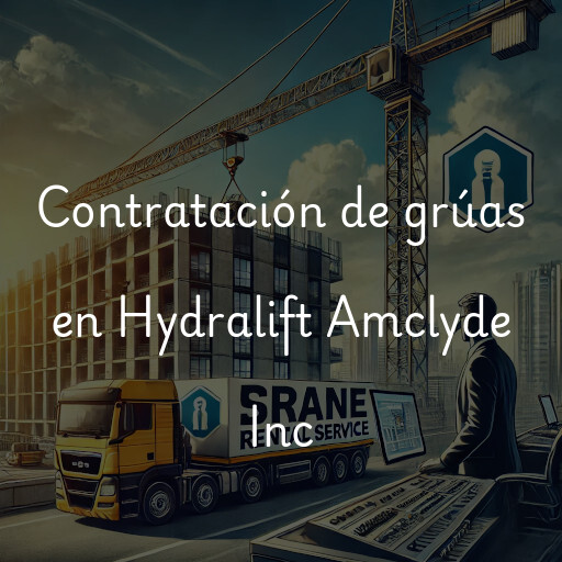 Contratación de grúas en Hydralift Amclyde Inc