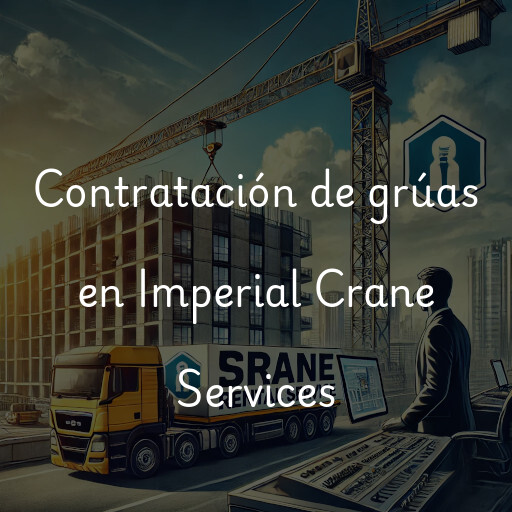 Contratación de grúas en Imperial Crane Services