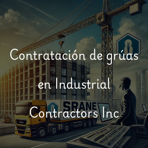 Contratación de grúas en Industrial Contractors Inc