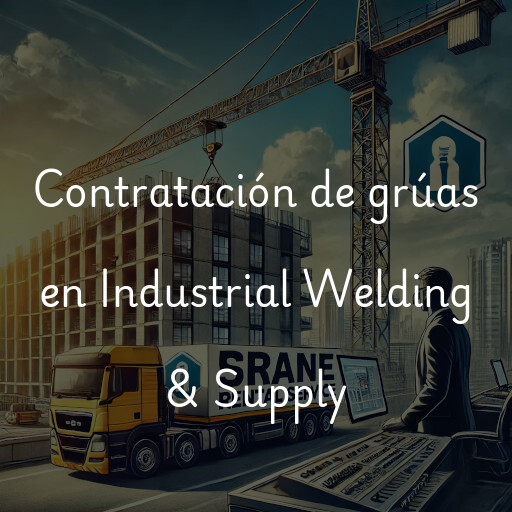 Contratación de grúas en Industrial Welding & Supply