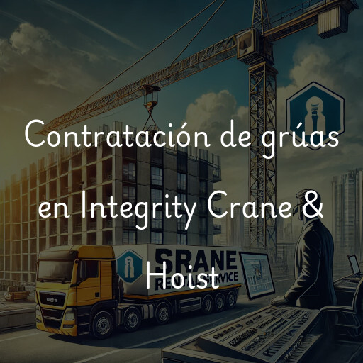 Contratación de grúas en Integrity Crane & Hoist